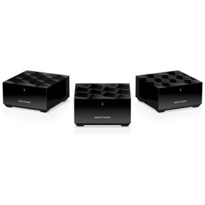 NAX1800 Roteador Wi Fi Mesh Vel 1,8 Gbps 1,5 GHz Área 418m2 25 Aparelhos, NETGEAR MK63S 100NAS, Preto