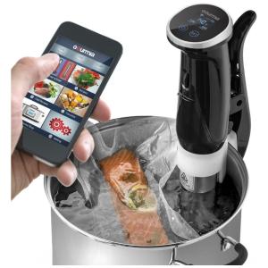 Termocirculador WiFi com APP 1200W, 110v, GOURMIA GSV150B, Preto