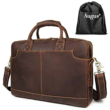Augus Bolsa, Pasta de Couro