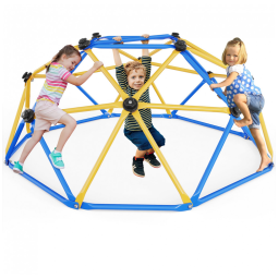 Domo de Escalada, Escalador Geométrico de 1,83m para Crianças, Ginásio de Selva Interno e Externo para Crianças com Capacidade de