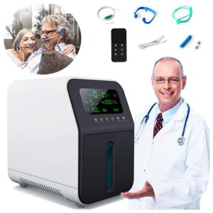 Wxxx Concentrador de Oxigênio Portátil 7L, Funciona 24H, 110V, Branco