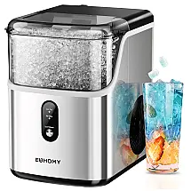 Euhomy IM 05E Máquina de Gelo Automática Portátil Produz até 11kg, 24H, 110V, Cor Roxa