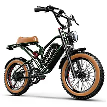 Bicicleta Elétrica EuybikeS4 com Motor de 2.000 W e Bateria de 48V 25Ah, Alcance de 112,65 km. Pneus Inclusos. Auloor