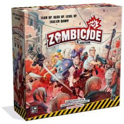Jogo de Estratégia Zombicide 2 Ediçã 1 a 6 Jogadores, Para Maiores de 14 Anos, CMON ZCD001, Vermelho
