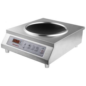 Cooktop de Indução Elétrico Portátil 1 Queimador, 3500W, 220V, ABANGDUN AJ35KC, Prateado