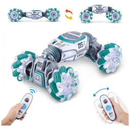 Carrinho de Controle Remoto Escala 114 com 360 de Rotação, POWEREXTRA, Verde