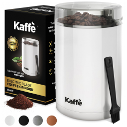 e Moedor de Café em Grãos 100g de Aço Inoxidável, 110v, KAFFè KFGRINDERS, Branco