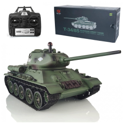 Tanque de Guerra TOUCAN RC HOBBY Soviet 485 com Controle Remoto, Escala 116, Verde