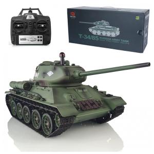 Tanque de Guerra TOUCAN RC HOBBY Soviet 485 com Controle Remoto, Escala 116, Verde