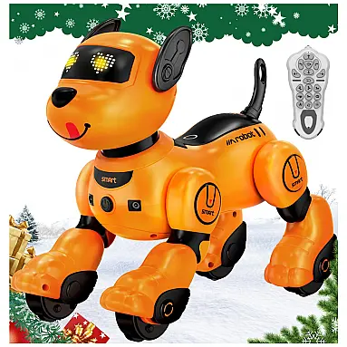 Cachorro robô programável Anysun laranja