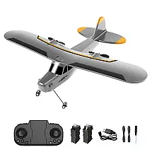 LSRC B3 RC Avião de Controle Remoto 2.4G Design 2CH, Idade Recomendada 14, GOOLRC, Cinza