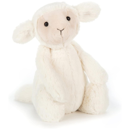 Bashful Ovelha de Pelúcia para Crianças a partir de 1 Ano, JELLYCAT BAS3LUS, Branco