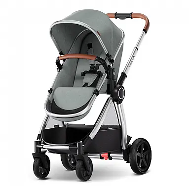 Carrinho Mompush Ultimate2 Cinza Conversível