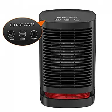 Aquecedor Elétrico Portátil 950W com