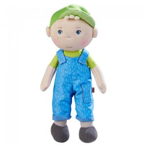 Boneco Macio HABA Snug Up Till 25,9cm, Boneco Bebê Lavável à Máquina, Perfeito para Aconchegar Crianças a partir de 18 Meses