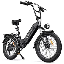 Bicicleta Elétrica Isinwheel U8 1000W – Bateria Removível 48V 13Ah, Rodas 20", Suspensão Dupla, Pneus Fat Resistentes a Furos