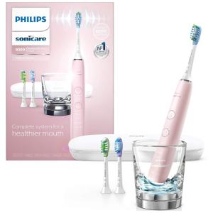 DiamondClean Escova de Dentes Elétrica, Smart, recarregável, 1 unidade, rosa, PHILIPS SONICARE HX9903, 21, Rosa