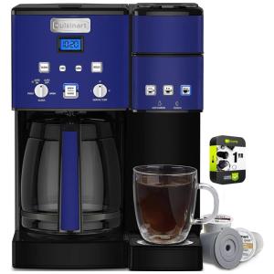 Cafeteira Elétrica Programável SS 15NVP1 Reservatório 1L com Tela LCD, 110v, CUISINART E9CUISS15NV, Azul