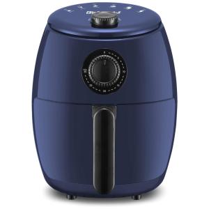 Fritadeira Elétrica AirFryer 2L com Temperatura Ajustável e Temporizador, 110V 1000W, Elite Gourmet EAF0201BG, Azul