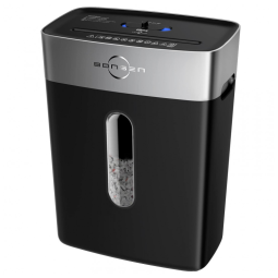 Trituradora de Papel BONSEN para Escritório em Casa, Cesto de 15 Litros, Fragmenta 10 Folhas de uma Vez, Nível de Segurança P4