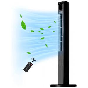 Ventilador de Torre com 9 Velocidades, Controle Remoto e Tela LED, 60W, 110v, KEGIAN, Rosa