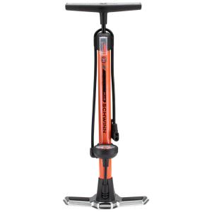 Schwinn Bomba de Piso Ergonômica para Bicicleta com Medidor e Válvula Inteligente 120 PSI, Laranja