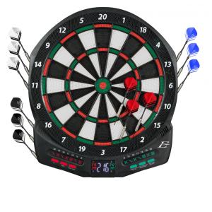 Jogo de Dardos Eletrônico, 12 Dardos e 30 Modos de Jogo com Luz LED para até 4 Jogadores, EastPoint Sports