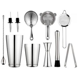 Kit Bn Profissional 11 Peças em Alumínio, LILILI, Prateado