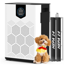 Purificador de Ar para Casa com Filtros H14 HEPA, Purificadores de Ar para Grandes Ambientes com Pré-filtros Laváveis até 279 m²,DAYETTE