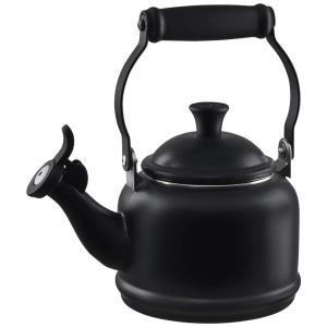 Chaleira de Chá 1.2L em Aço com Apito, LE CREUSET Q9401 20, Preto