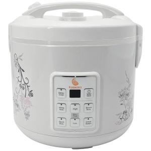 KOSMIKO Panela de Arroz Elétrica 1.8L Multifuncional com Desligamento Automático, 110V, Branco