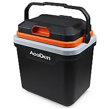 Mini Geladeira, Cooler Automotiva Elétrico Portátil 26L, 110v, AOODEN, Preto