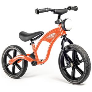 Bicicleta sem Pedal com Luz Frontal e Roda de Borracha para Crianças de 2 a 5 Anos, KRIDDO, Laranja