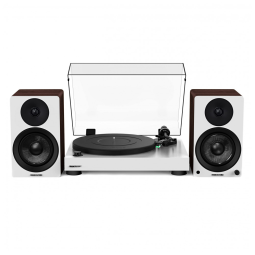 Vitrola Toca Discos Retrô com Pré Amplificador e Alto Falantes, 90W, 110v, FLUANCE RT81WHAI41WW, Branco