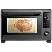 Forno Elétrico de Bancada 32L, 9 Configurações com Painel Digital em Aço Inoxidável, 1650W, 110v, TOSHIBA TL2 AC35ZA, Cinza