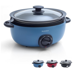 Panela Elétrica Antiaderente 3,2L com Aquecimento Uniforme para Cozinhar com Praticidade e 3 Níveis de Temperatura, 110V 163W, Eamoment