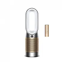 Purificador de Ar Dyson Hot+Cool HP2 De-NOx Branco/Dourado HEPA H13 Oscilação 350° Aquecimento Resfriamento 120V