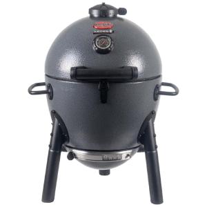 AKORN Churrasqueira a Carvão Portátil Serve 4 Porções com Termostato, CHAR GRILLER E6714, Preto