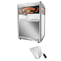 Aquecedor Comercial de Nachos Lyxhouse Prata Inox com Porta Superior e Colher, 110V ,Generic