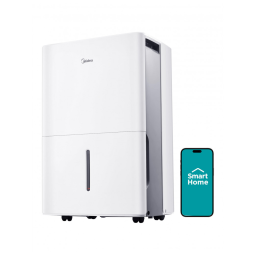 Desumidificador Midea 23,65 litros, 418 metros quadrados - Econômico e Eficiente para Ambientes Amplos, como Porões e Quartos Grandes