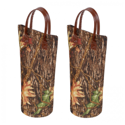 Bolsa Térmica para Vinho VISEMAN Single Bottle - Cooler Acolchoado Camuflado - Presente Perfeito para Amantes de Vinho - Transporte Seguro