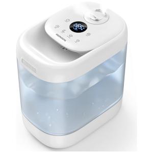 Umidificador Portátil Homvana 5 Litros até 40H com 7 Cores de Luz, Branco