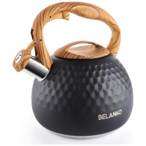 Chaleira de Chá 2.7L, com Apito, Aço Inoxidável, BELANKO BE TK DIAMOND, Azul Claro