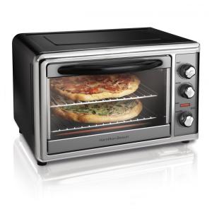 Forno Elétrico de Bancada com Controle de Temperatura e Temporizador, 110v, HAMILTON BEACH 31107D, Preto