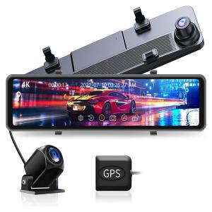 Câmera Veicular G860 4K 1080P Digital á Prova d e Visão Noturna, JOMISE, Preto