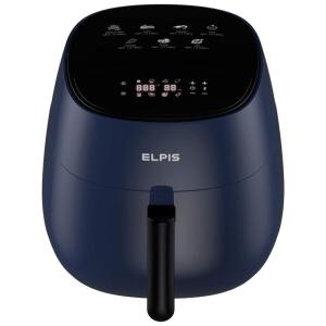 Fritadeira Elétrica AirFryer 8 em 1, Capacidade 4L, Painel Digital, 1400W, Marinho, Marinho, 110v, ELPIS, Azul Marinho