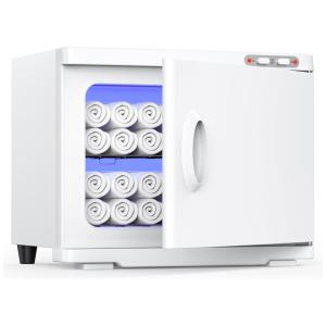 Aquecedor de Toalha Elétrico 23 Litros para Barbearia ou Salão, com Lâmpada e 2 Prateleiras em Aço Inoxidável, 110V, VERYTOP VERYTOP0007