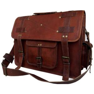 Bolsa, Pasta de Couro Masculina para Laptop, CUERO plastic, Marrom