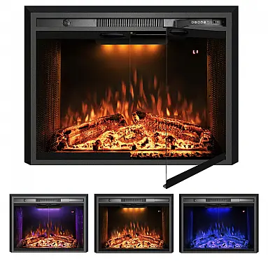 Lareira Elétrica Velaychimney 73x54cm 1500W