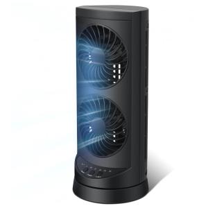 Ventilador de torre KopBeau para quarto, ventiladores de resfriamento oscilantes de 42 polegadas com ventilador potente de piso sem lâmina